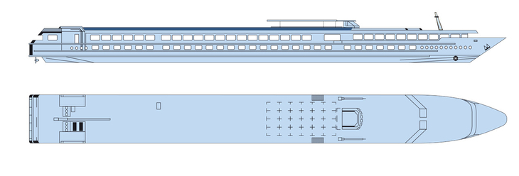 Deckplan Sonnendeck MS Seine Princess - 117194©CroisiEurope