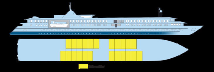 Deckplan Hauptdeck MV Belle de Adriatique - 117241©CroisiEurope