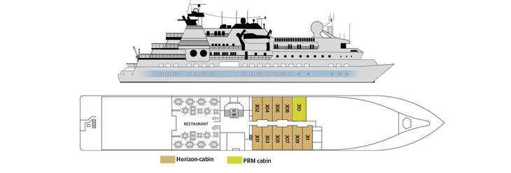 Deck 3, MV La Belle des Oceans - 442659©CroisiEurope