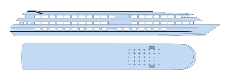 Deckplan Sonnendeck MS Gil Eanes - 115864©CroisiEurope