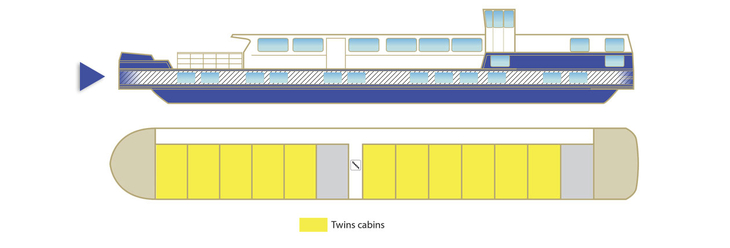 JNN_Deckpläne_Hauptdeck  - 118624©CroisiEurope