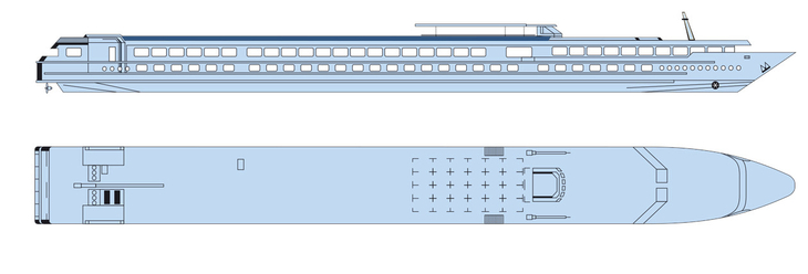 Deckplan Sonnendeck MS Mona Lisa - 116816©CroisiEurope