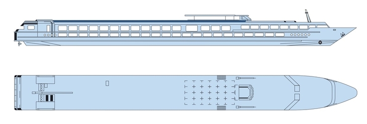 Deckplan Sonnendeck MS Symphonie - ©CroisiEurope