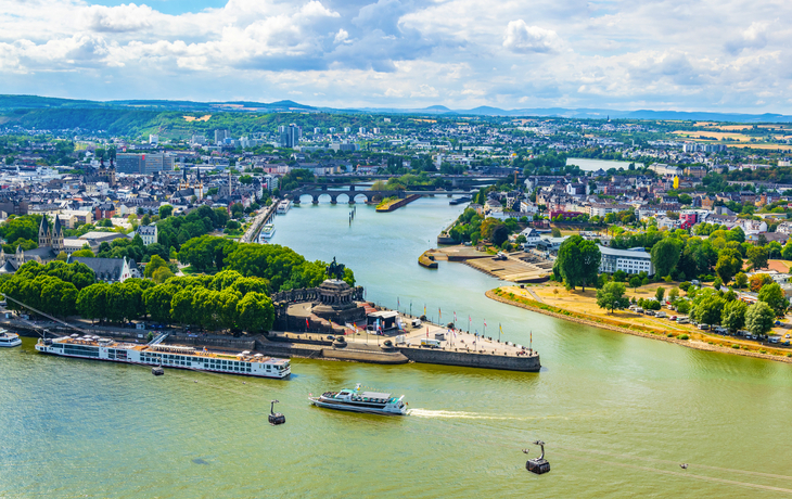 Skyline von Koblenz, Deutschland - © dudlajzov - stock.adobe.com