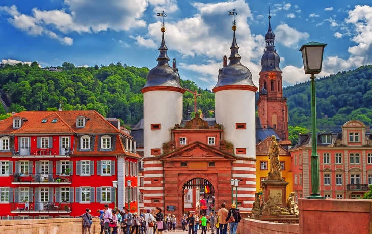 altes Brücken-Tor in Heidelberg, Deutschland - © g215 - stock.adobe.com