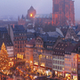 Kléberplatz in Straßburg an Weihnachten