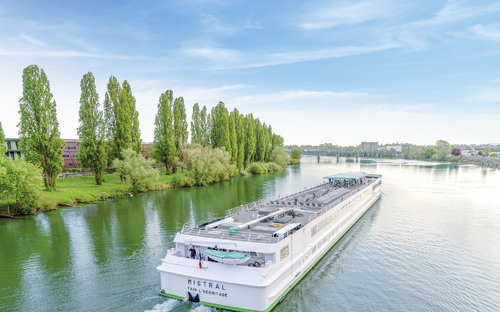 MS Mistral auf der Rhône