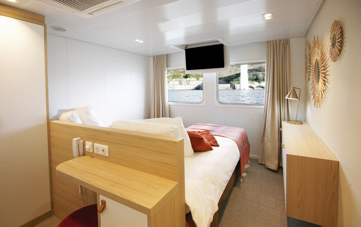 Zweibettkabine Hauptdeck  MS Amalia Rodrigues - 295507©CroisiEurope