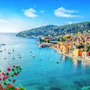 Villefranche-sur-Mer an der französischen Riviera