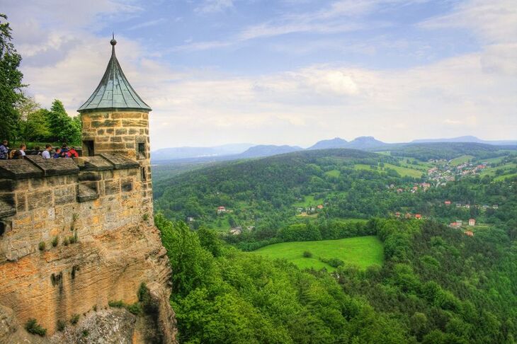 Elbsandsteingebirge, Festung Königstein - © XtravaganT - Fotolia