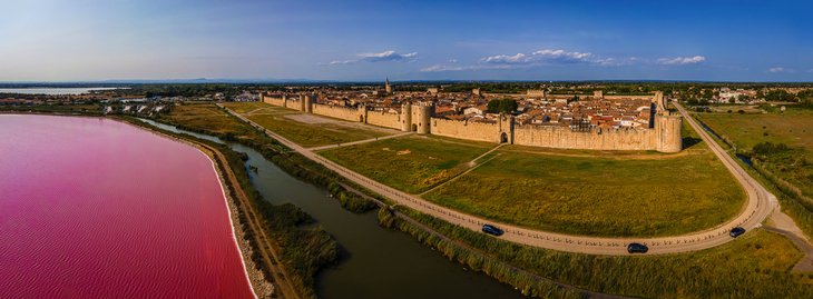 Luftbild von Aigues-Mortes - ©Alexey Fedorenko - stock.adobe.com